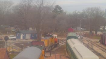 Weather camera view of Boone Scenic Valley Railroad.