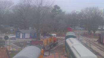 Weather camera view of Boone Scenic Valley Railroad.