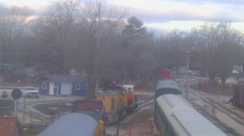 Weather camera view of Boone Scenic Valley Railroad.