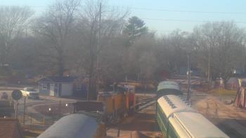 Weather camera view of Boone Scenic Valley Railroad.