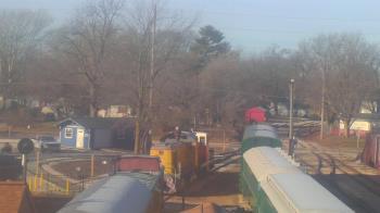 Weather camera view of Boone Scenic Valley Railroad.