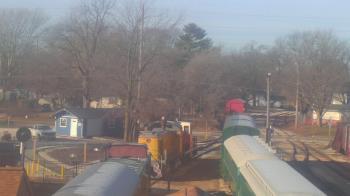 Weather camera view of Boone Scenic Valley Railroad.