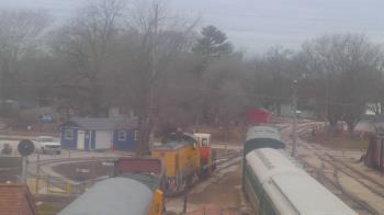 Weather camera view of Boone Scenic Valley Railroad.