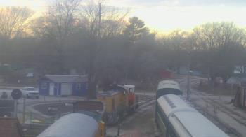 Weather camera view of Boone Scenic Valley Railroad.