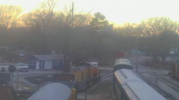 Weather camera view of Boone Scenic Valley Railroad.