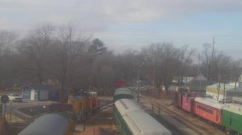 Weather camera view of Boone Scenic Valley Railroad.