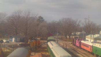 Weather camera view of Boone Scenic Valley Railroad.