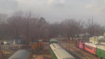Weather camera view of Boone Scenic Valley Railroad.