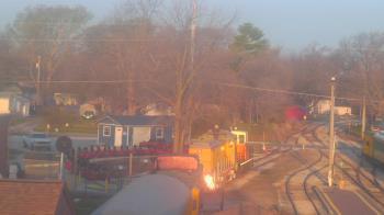 Weather camera view of Boone Scenic Valley Railroad.