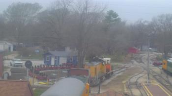 Weather camera view of Boone Scenic Valley Railroad.