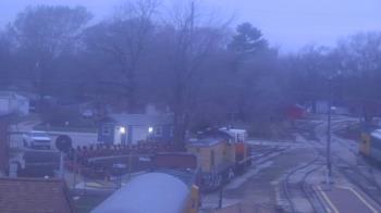 Weather camera view of Boone Scenic Valley Railroad.