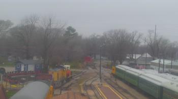 Weather camera view of Boone Scenic Valley Railroad.