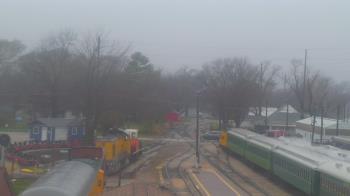 Weather camera view of Boone Scenic Valley Railroad.