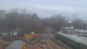 Weather camera view of Boone Scenic Valley Railroad.