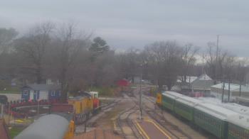 Weather camera view of Boone Scenic Valley Railroad.