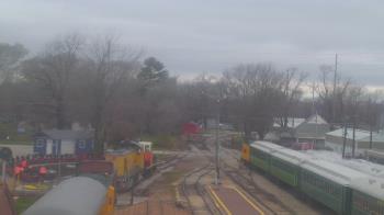 Weather camera view of Boone Scenic Valley Railroad.