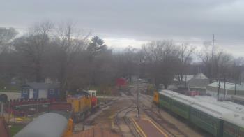 Weather camera view of Boone Scenic Valley Railroad.