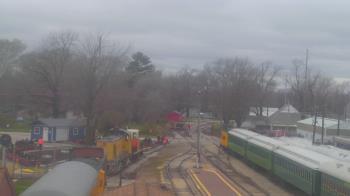 Weather camera view of Boone Scenic Valley Railroad.