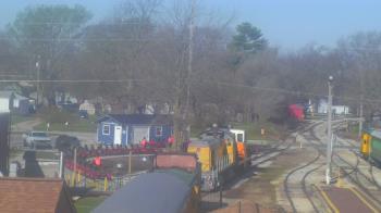 Weather camera view of Boone Scenic Valley Railroad.