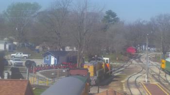 Weather camera view of Boone Scenic Valley Railroad.