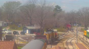 Weather camera view of Boone Scenic Valley Railroad.
