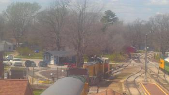 Weather camera view of Boone Scenic Valley Railroad.