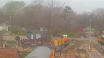 Weather camera view of Boone Scenic Valley Railroad.
