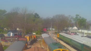 Weather camera view of Boone Scenic Valley Railroad.