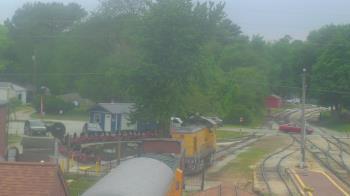Weather camera view of Boone Scenic Valley Railroad.