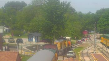 Weather camera view of Boone Scenic Valley Railroad.