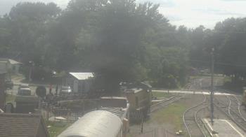 Weather camera view of Boone Scenic Valley Railroad.