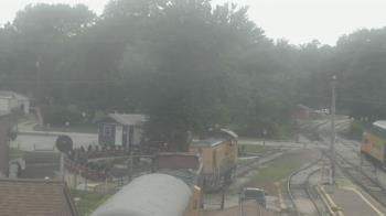 Weather camera view of Boone Scenic Valley Railroad.