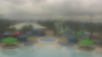 Weather camera view of Pirates Bay Water Park.