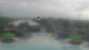 Weather camera view of Pirates Bay Water Park.