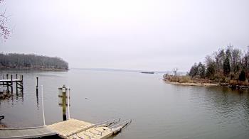 Weather camera view of Mallows Bay.