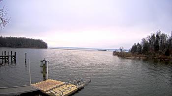 Weather camera view of Mallows Bay.