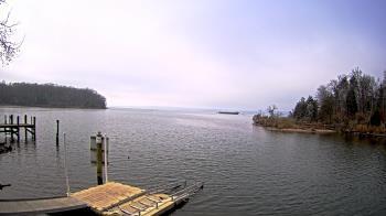 Weather camera view of Mallows Bay.