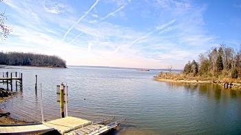 Weather camera view of Mallows Bay.