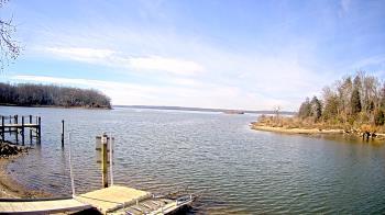 Weather camera view of Mallows Bay.