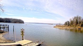 Weather camera view of Mallows Bay.