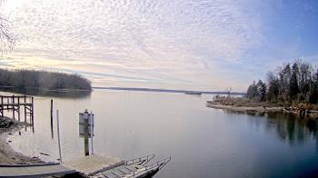Weather camera view of Mallows Bay.