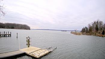 Weather camera view of Mallows Bay.