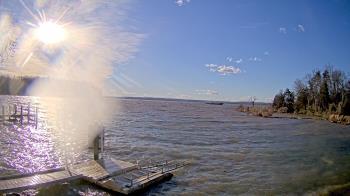 Weather camera view of Mallows Bay.