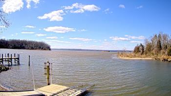 Weather camera view of Mallows Bay.