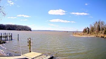 Weather camera view of Mallows Bay.