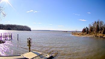 Weather camera view of Mallows Bay.