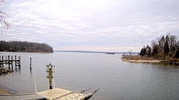 Weather camera view of Mallows Bay.