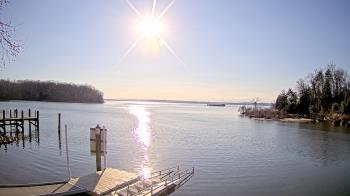 Weather camera view of Mallows Bay.