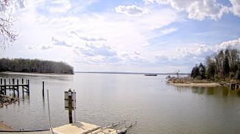 Weather camera view of Mallows Bay.