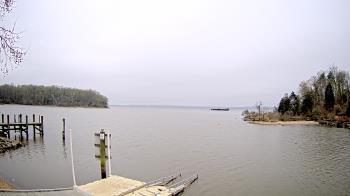 Weather camera view of Mallows Bay.